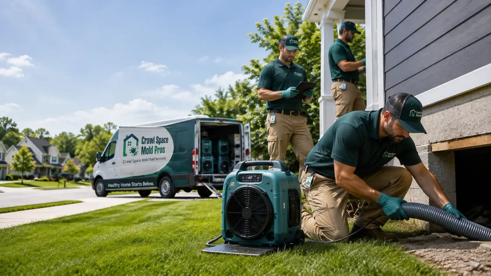 Crawl Space Mold Removal in Langhorne, PA
